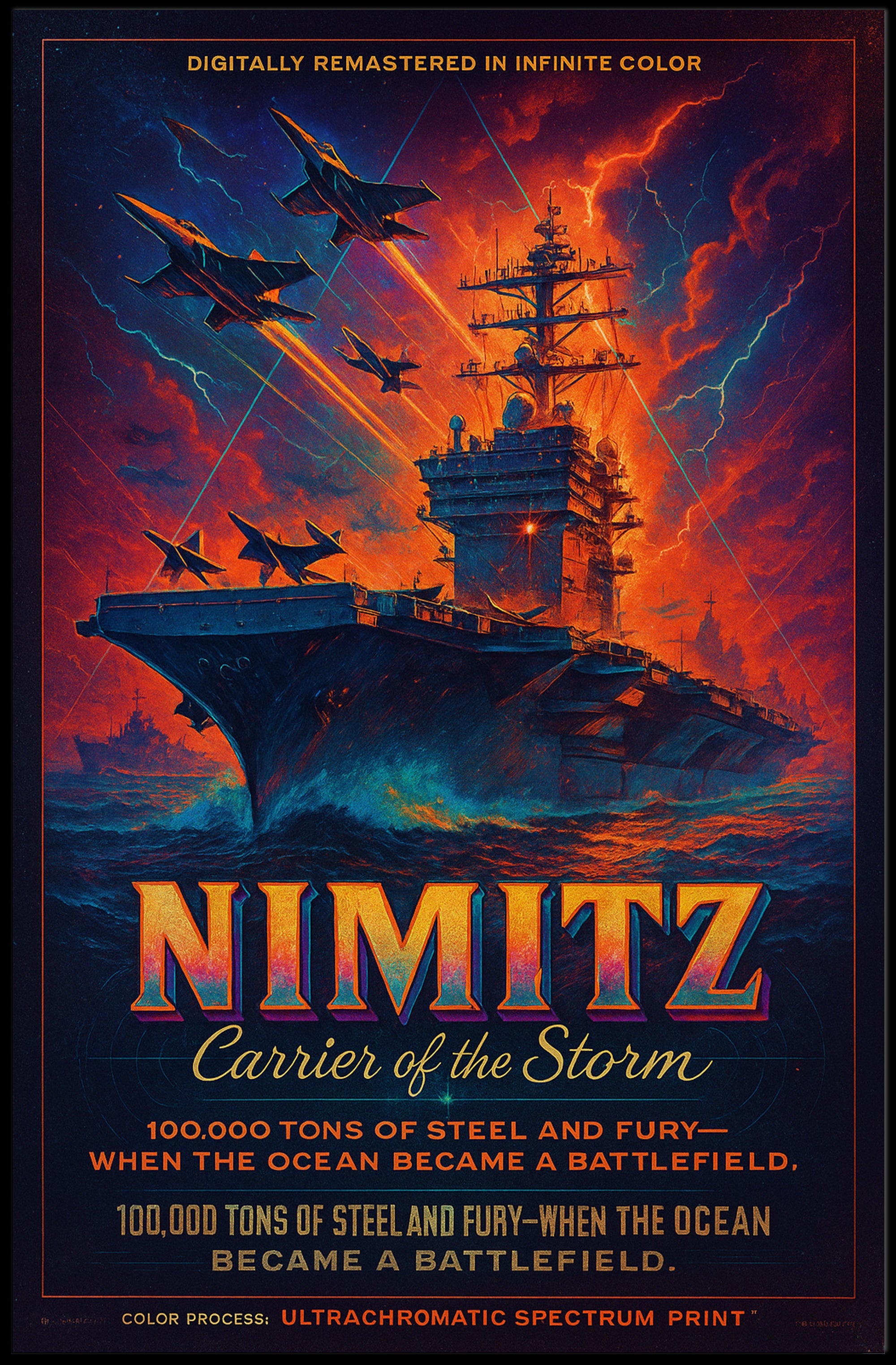 Nimitz – Carrier of the Storm Poster PosterGoat