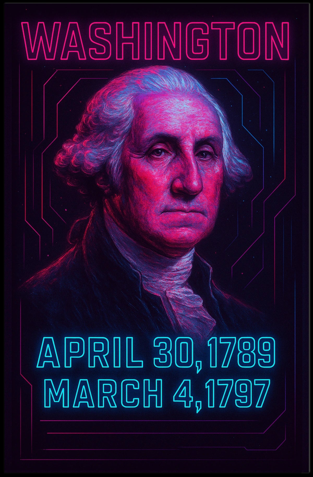 George Washington 1st President Poster