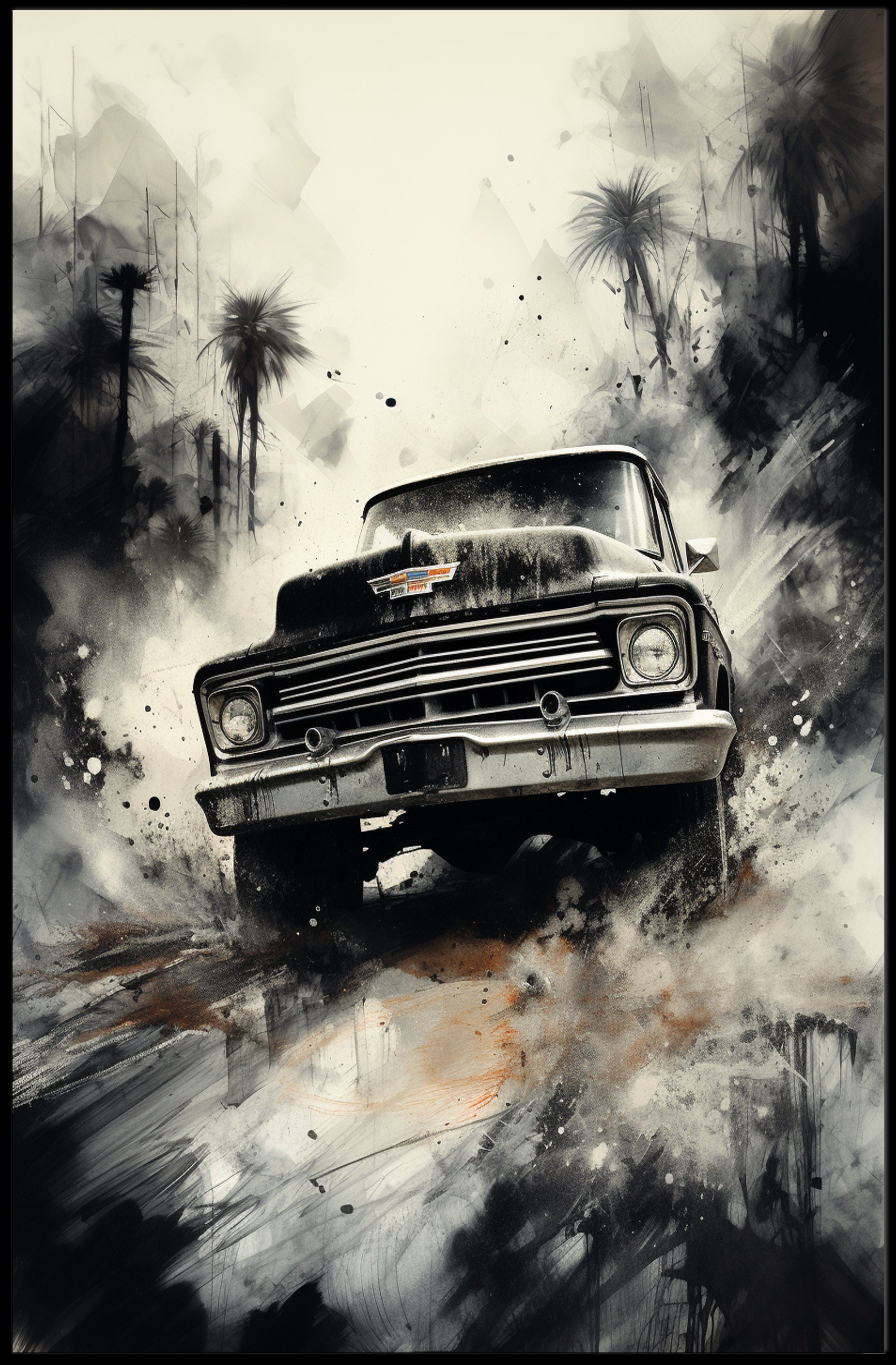 Vintage Power On The Move Vintage Poster