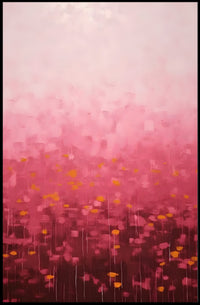 Abstract Pink Landscape Poster Modern Wall Art