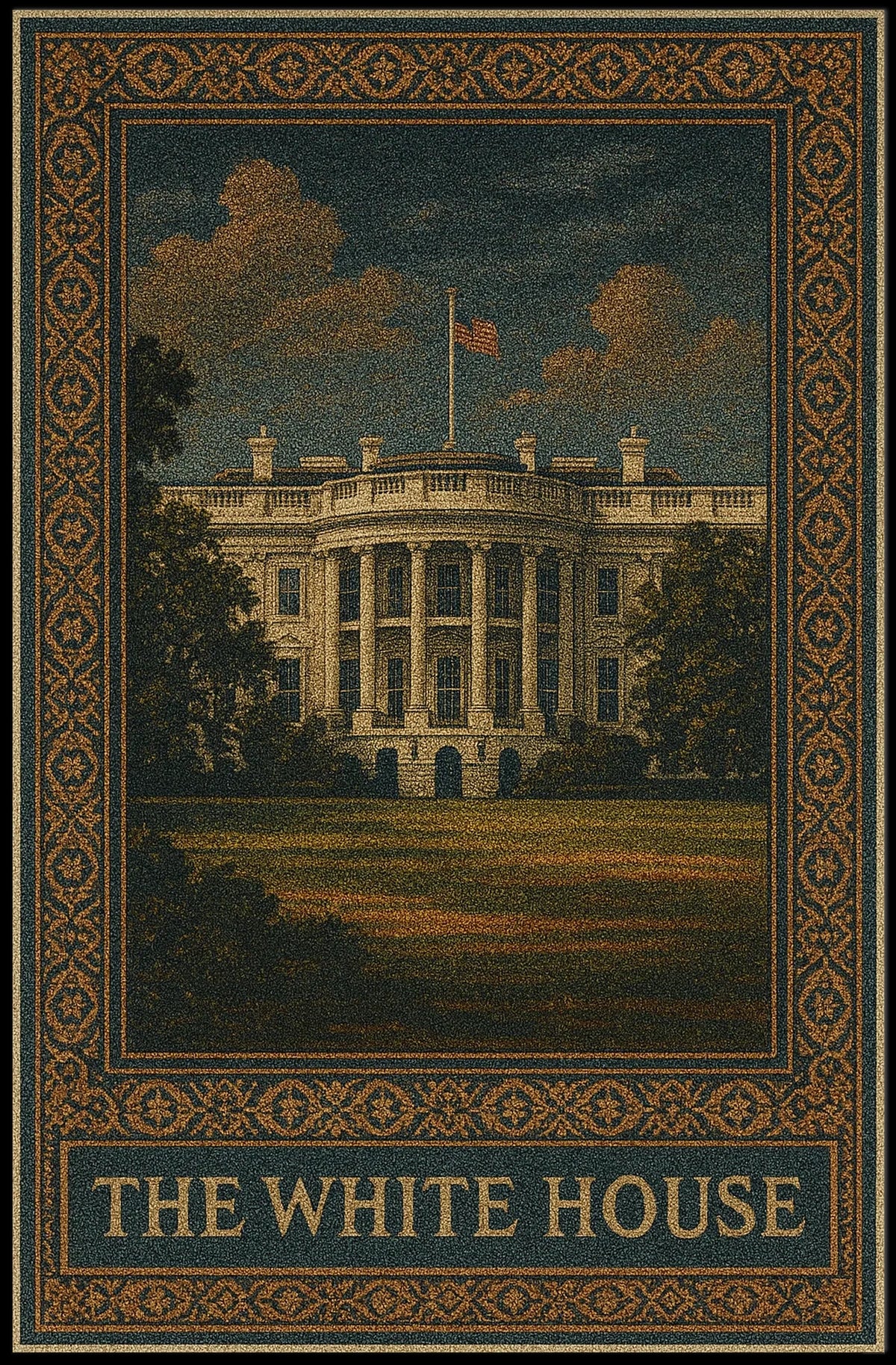 The White House Poster