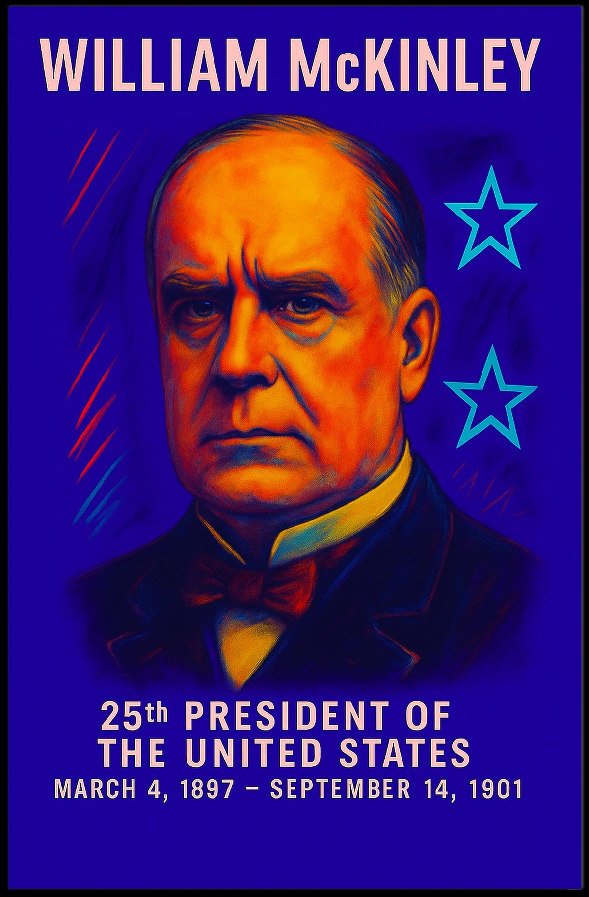 William McKinley 25th President Poster