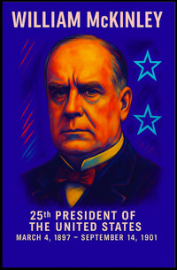 William McKinley 25th President Poster
