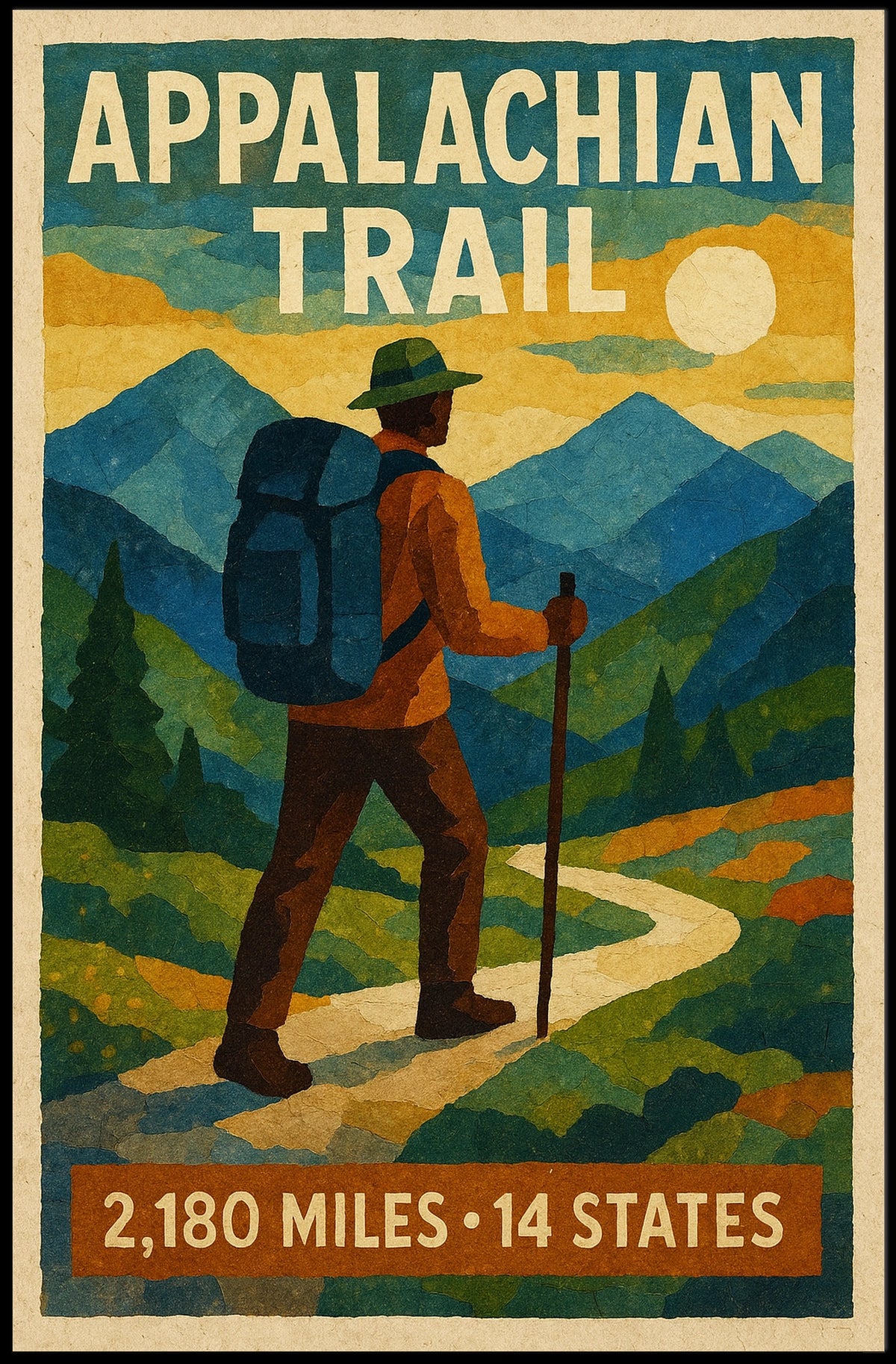 Appalachian Trail Adventure Poster