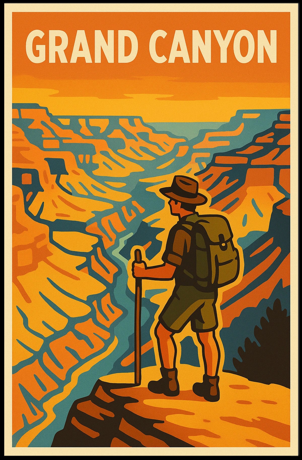 Grand Canyon Adventure Poster