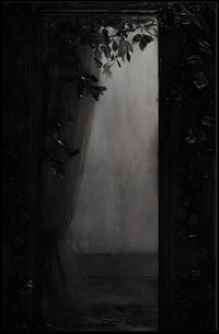Gothic Mystery Window Art Poster - Abstract or Artistic Poster PosterGoat