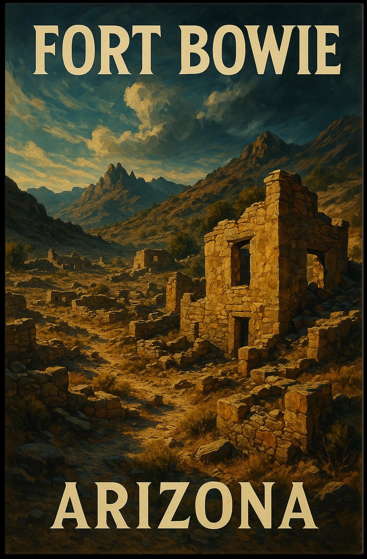 Fort Bowie, Arizona Poster