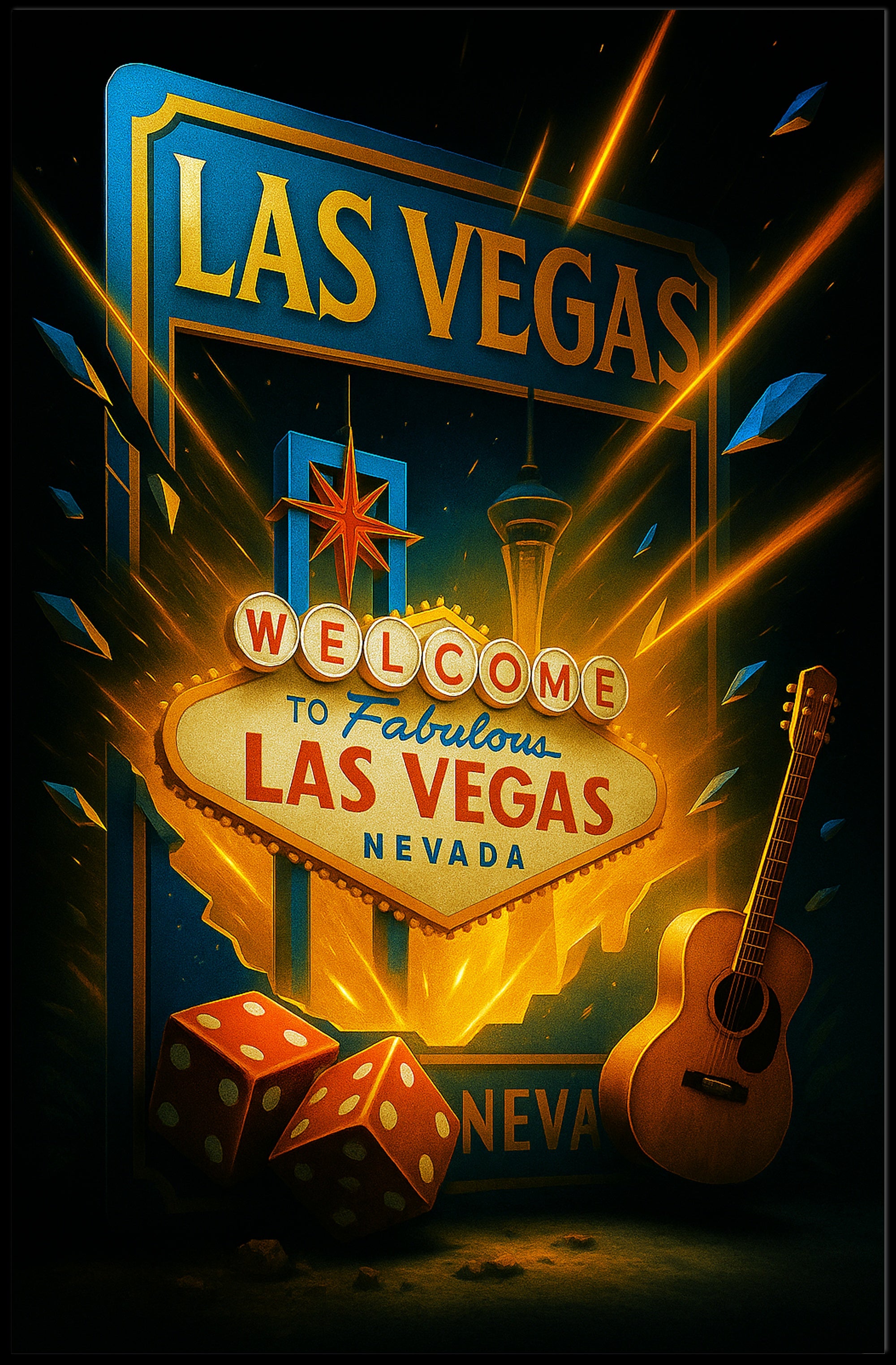 Welcome to Fabulous Las Vegas Poster PosterGoat