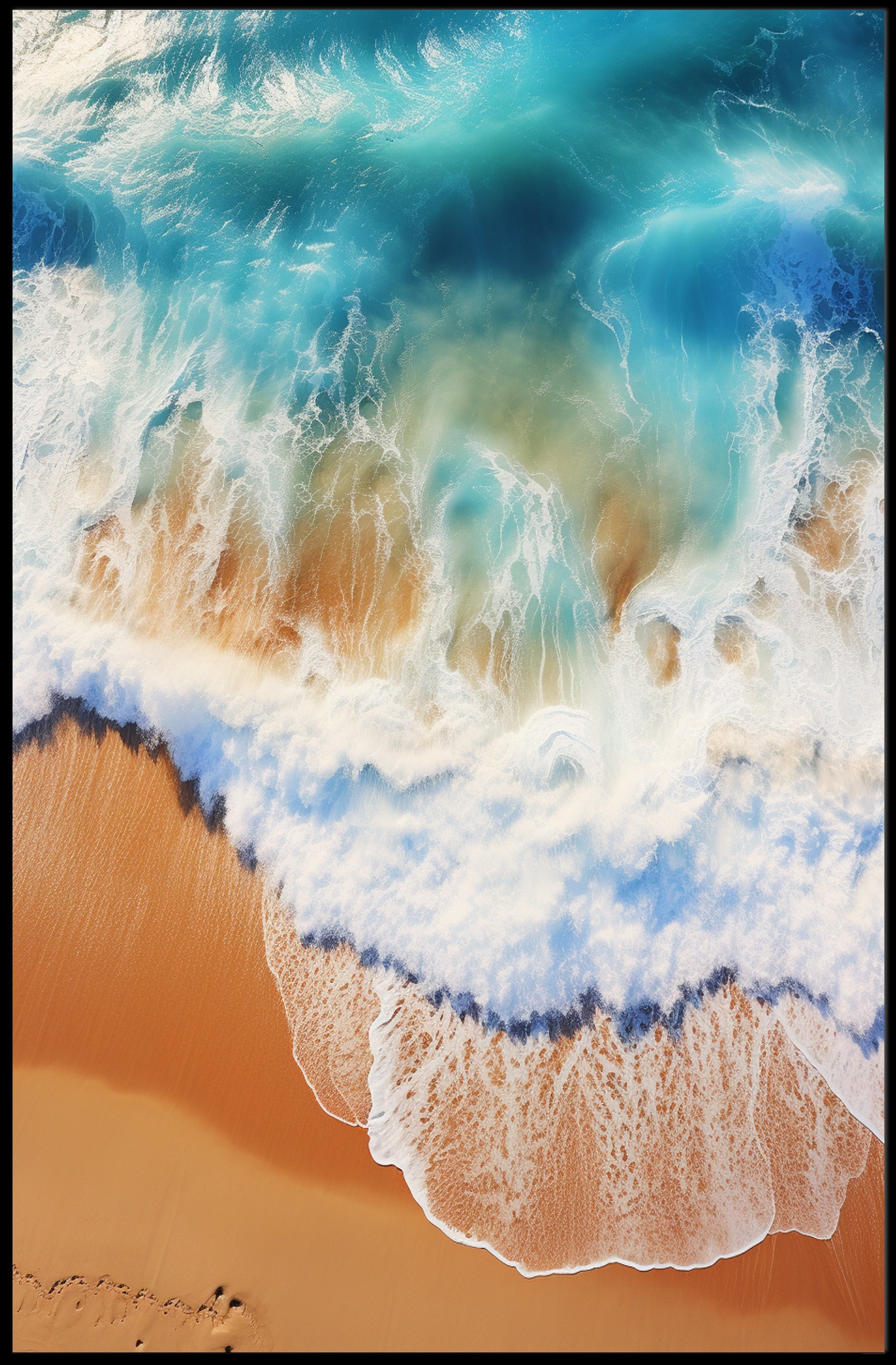 Ocean Waves Poster