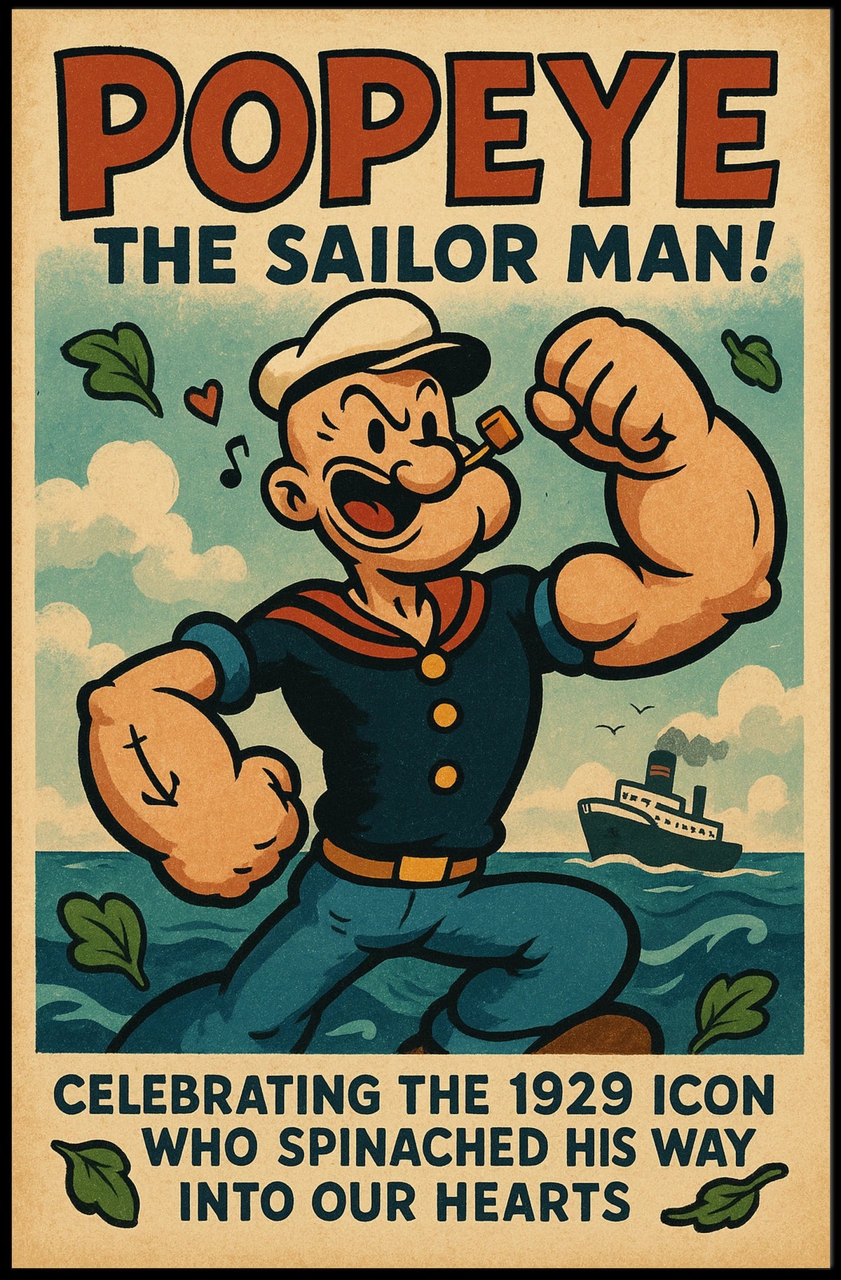 Popeye 1929 Art Poster POP-33
