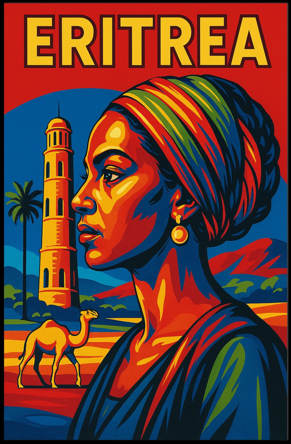 Eritrea A Vibrant Tribute Poster
