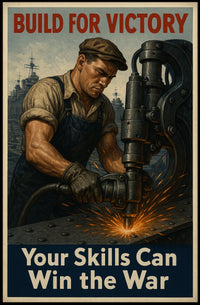 Build for Victory Poster