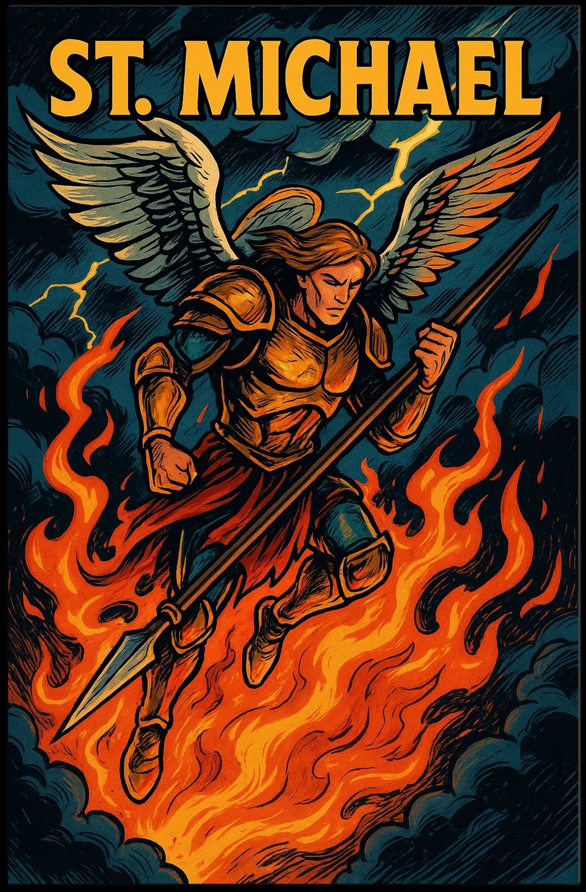 St. Michael The Archangel Poster