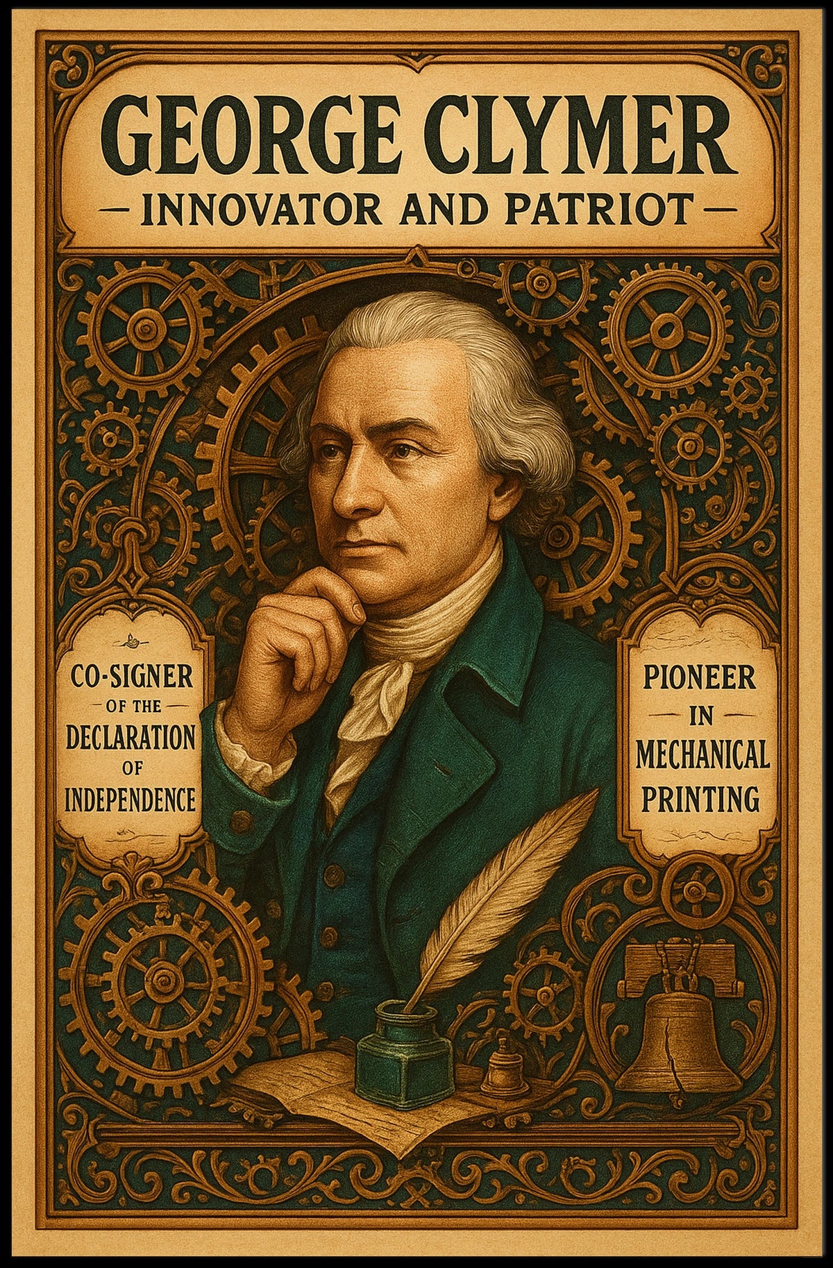 George Clymer Innovator And Patriot Poster