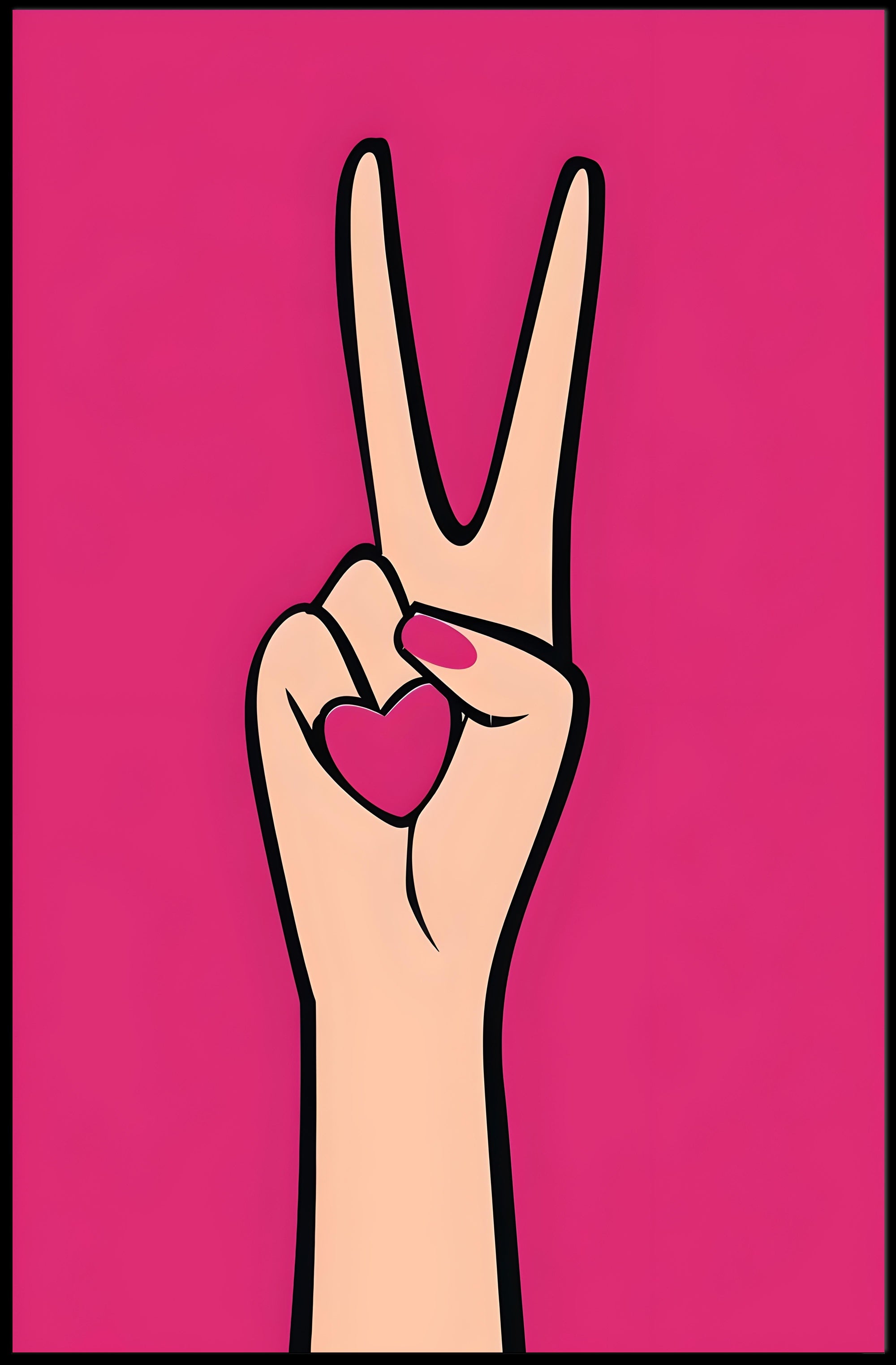 Peace and Love Poster