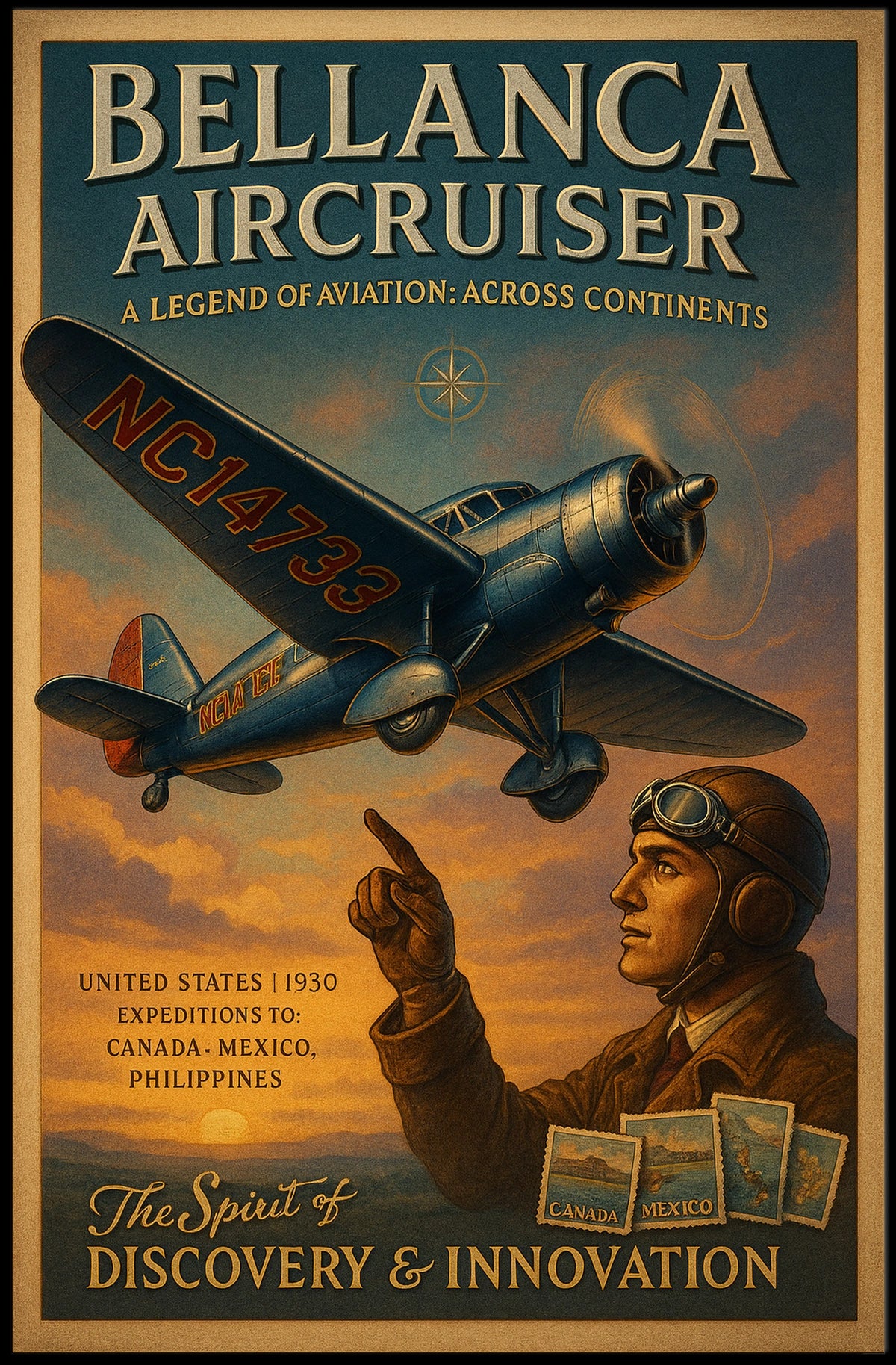 Bellanca Aircruiser A Legend of Aviation Poster