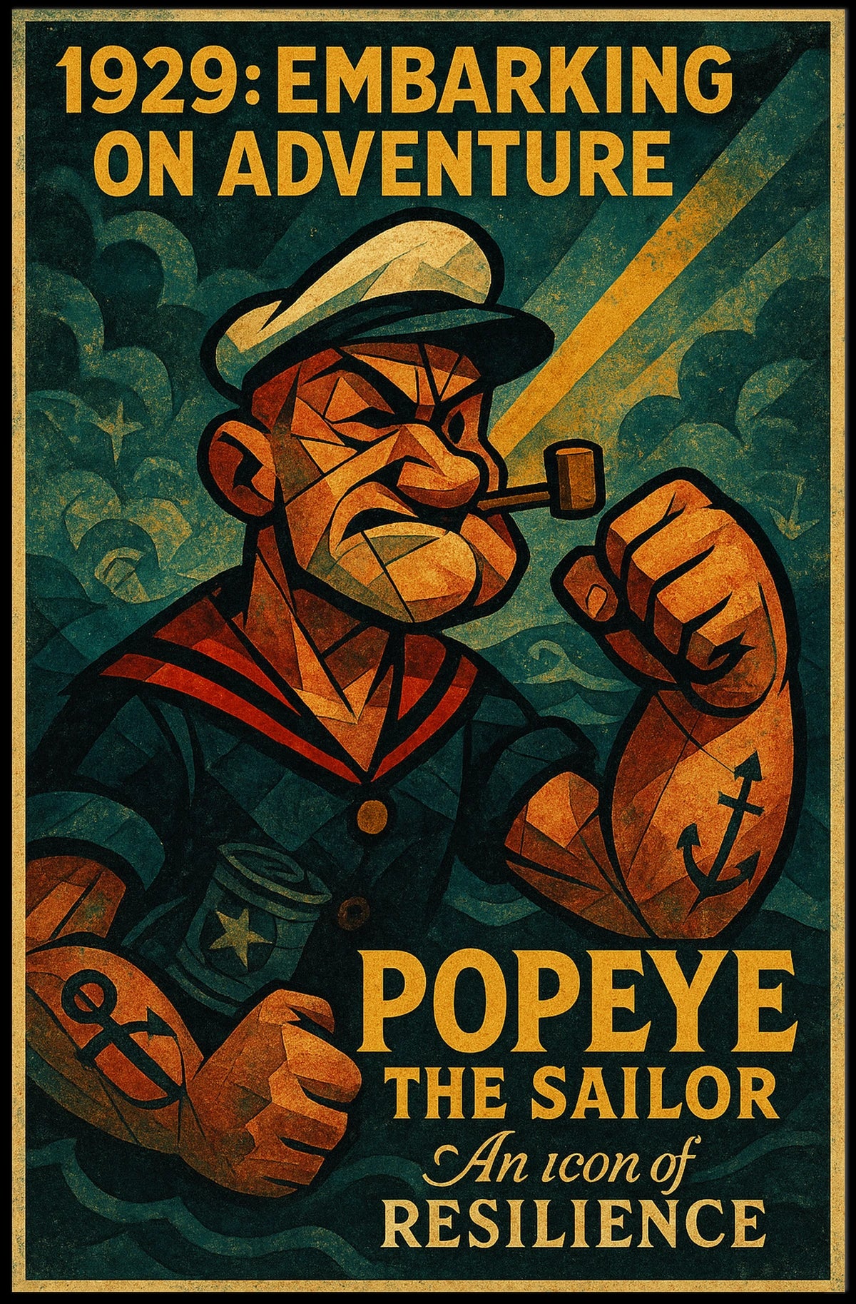 Popeye 1929 Art Poster POP-216