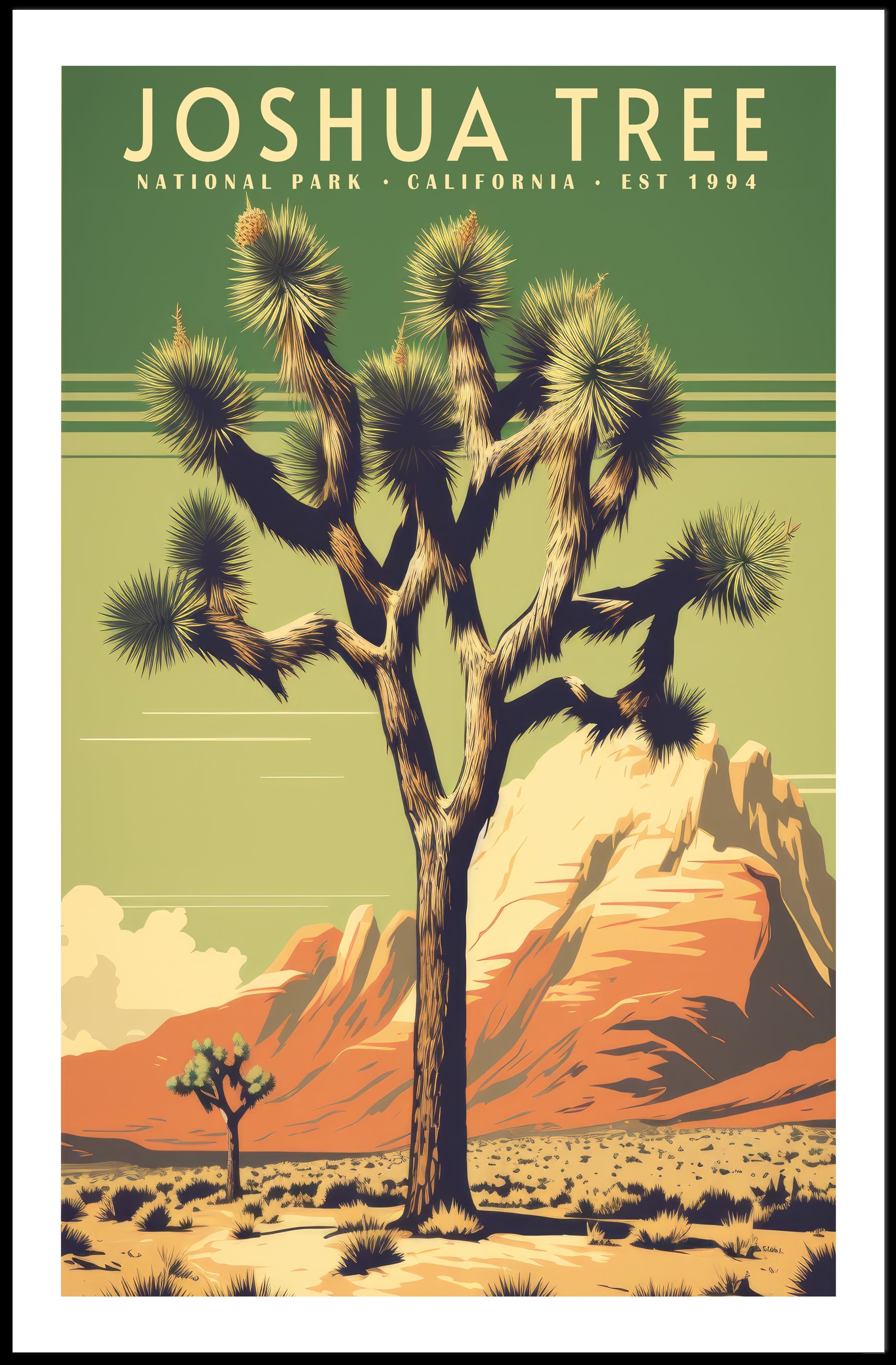 Joshua Tree National Park Scenic Poster Print