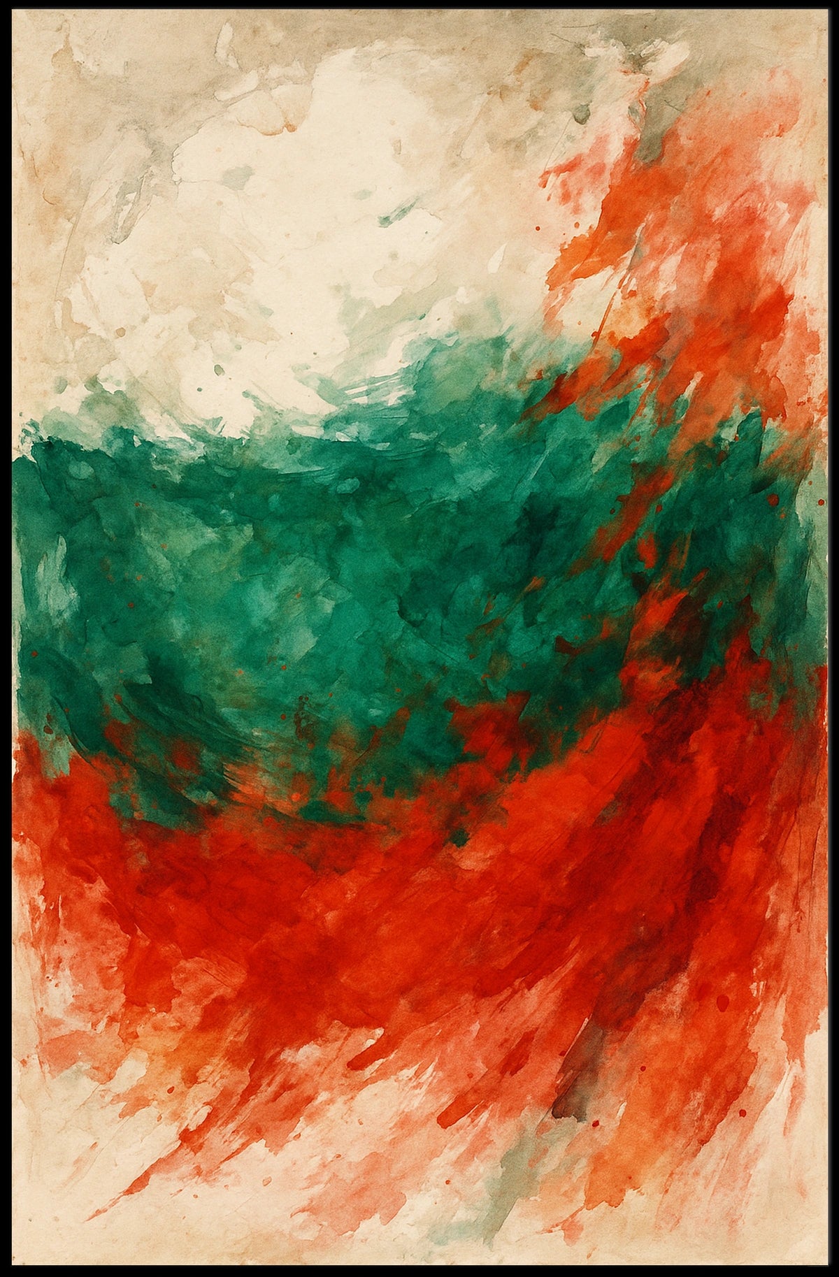 Abstract Expression Abstract Poster