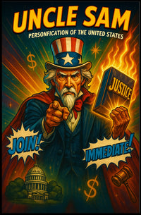 Uncle Sam – Personification of the United States Poster PosterGoat