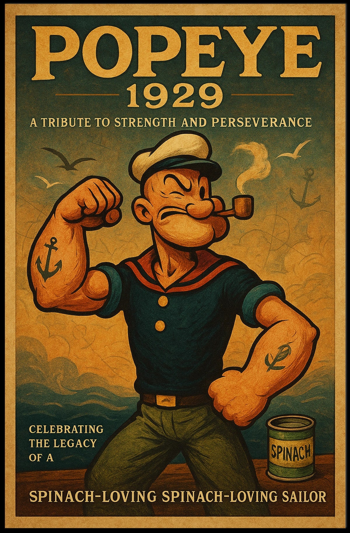 Popeye 1929 Art Poster POP-153