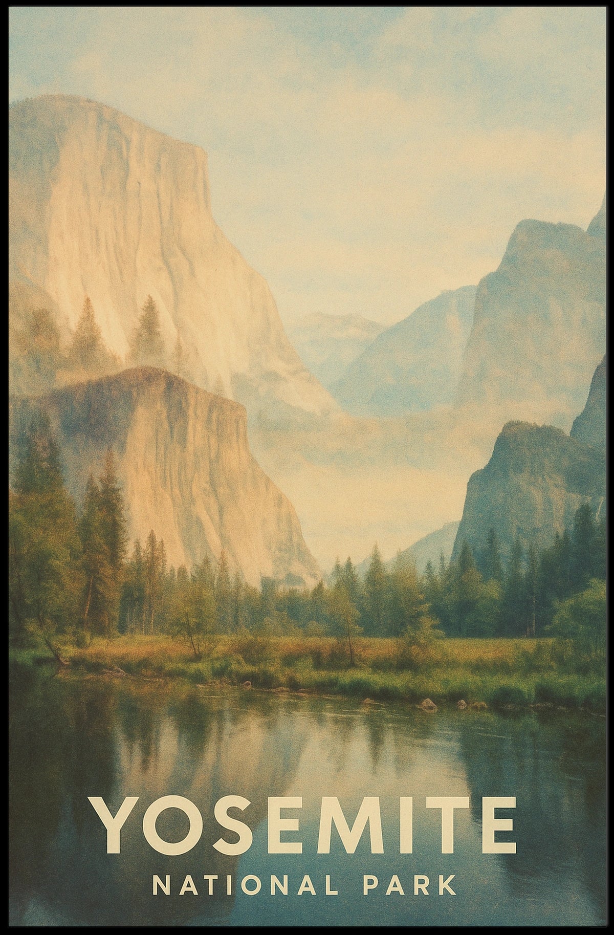 Yosemite National Park Poster