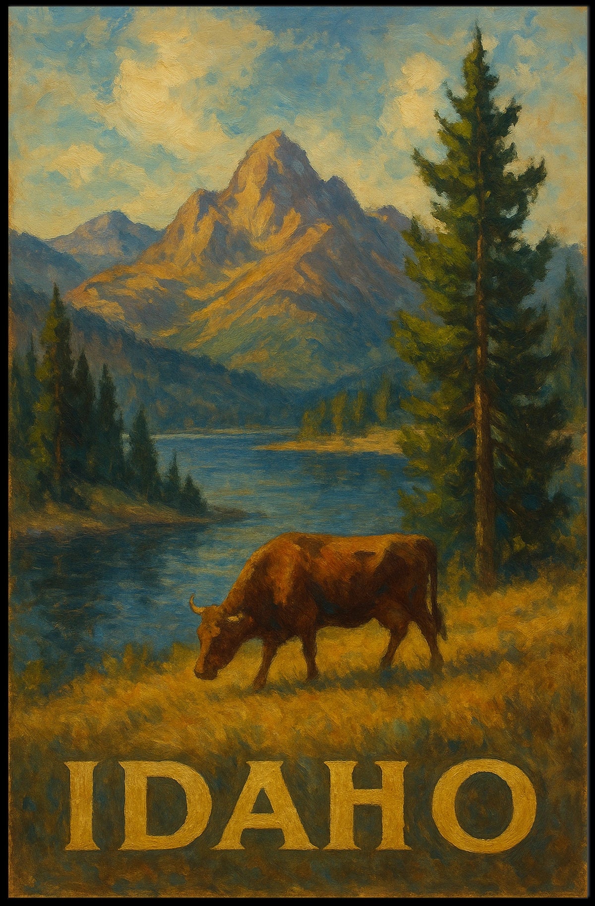 Idaho Landscape Poster