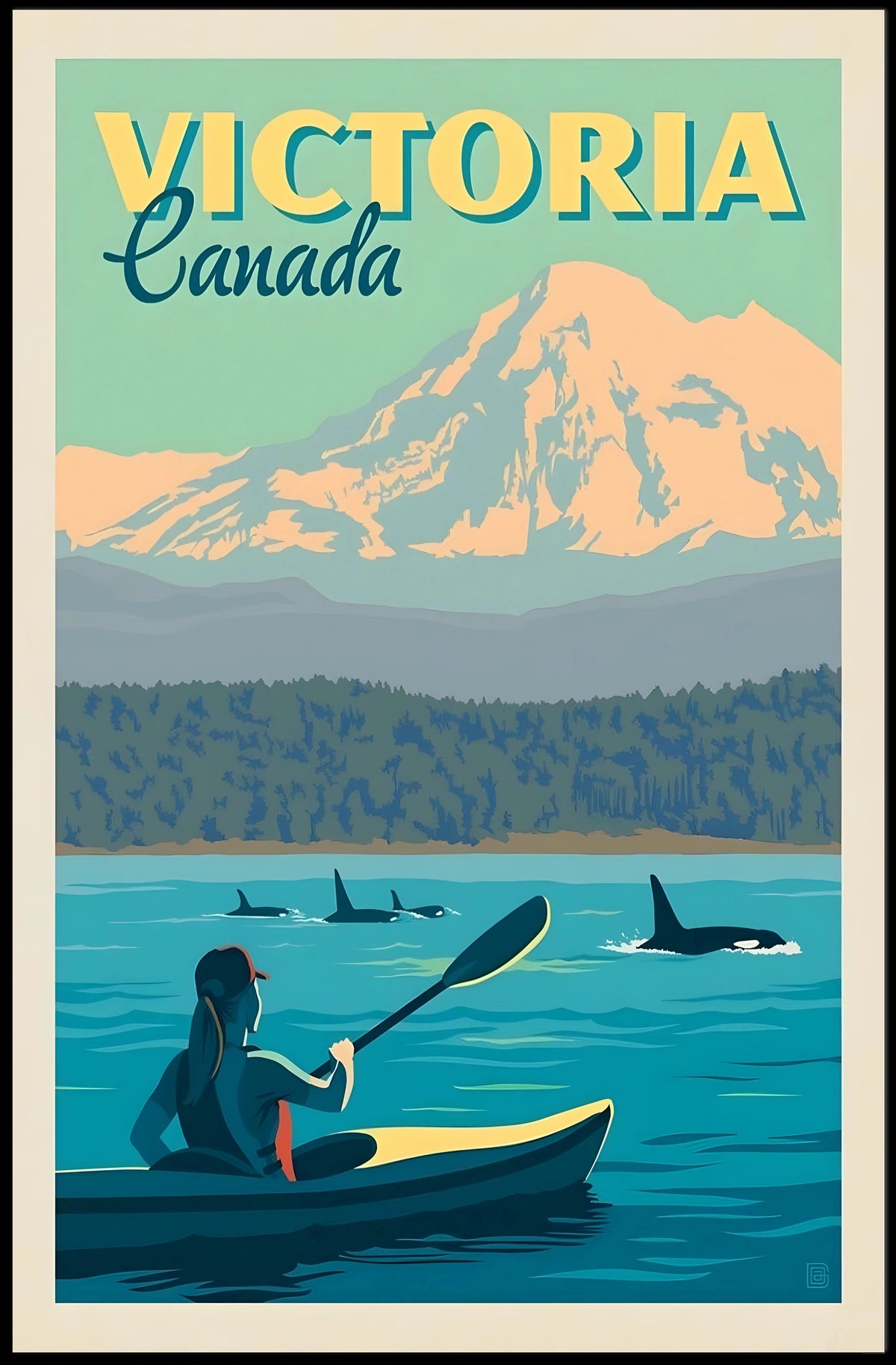 Victoria, Canada Scenic Adventure Poster