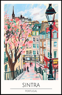 Charming Streets of Sintra Poster PosterGoat