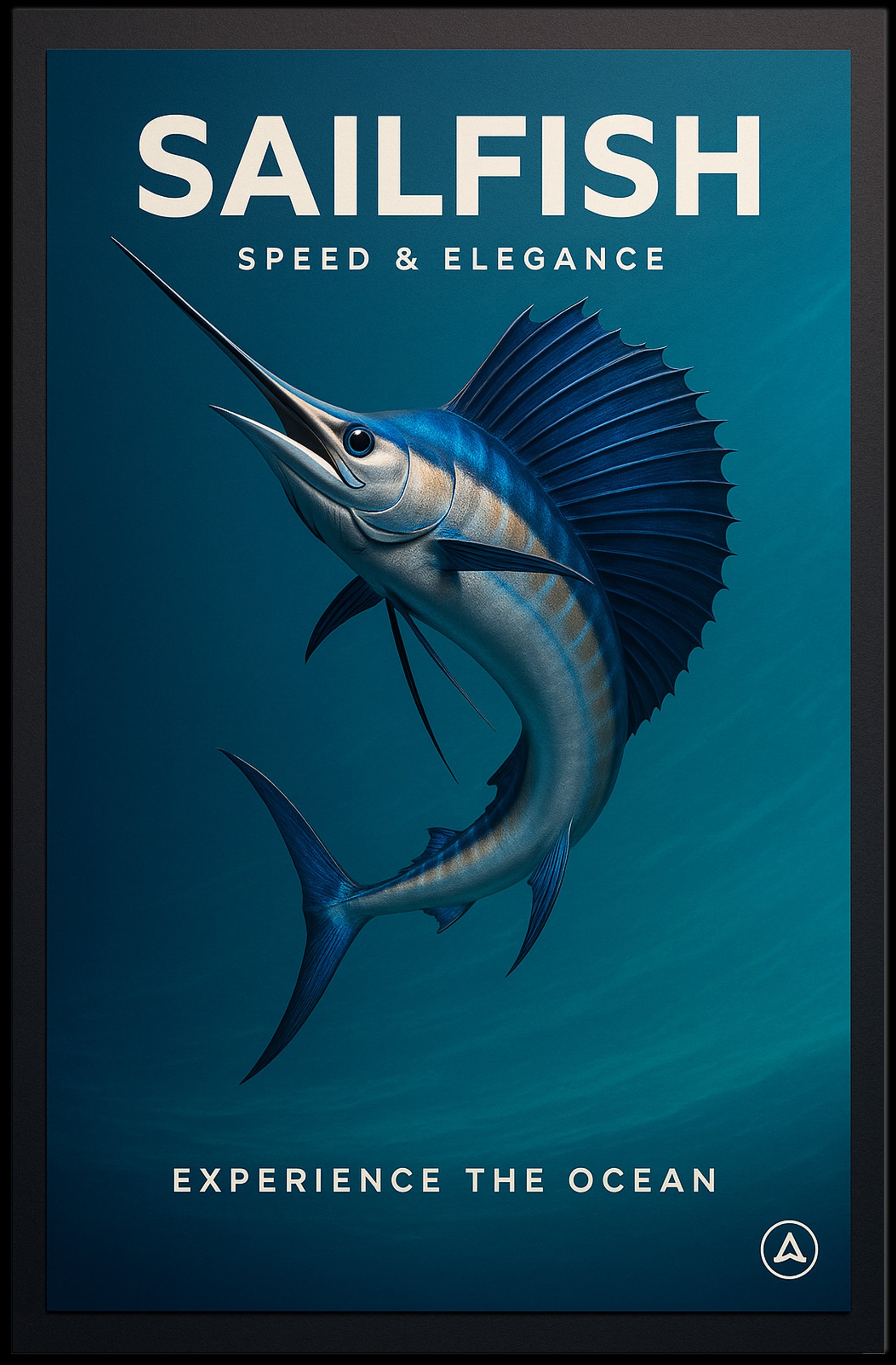 Sailfish Speed & Elegance Poster PosterGoat