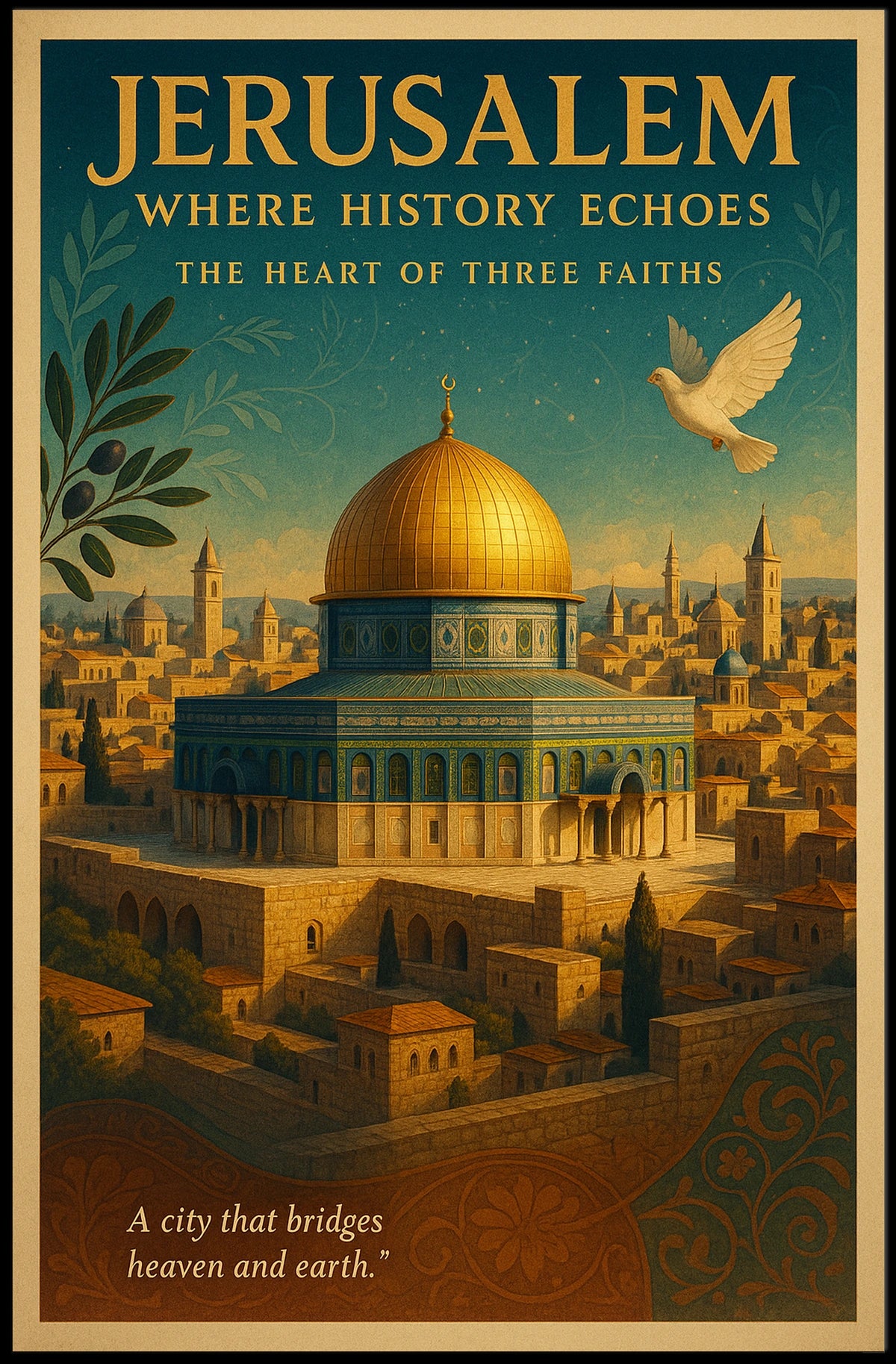 Jerusalem Where History Echoes Poster