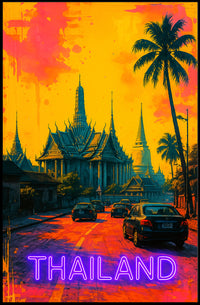 Vibrant Thailand Poster PosterGoat