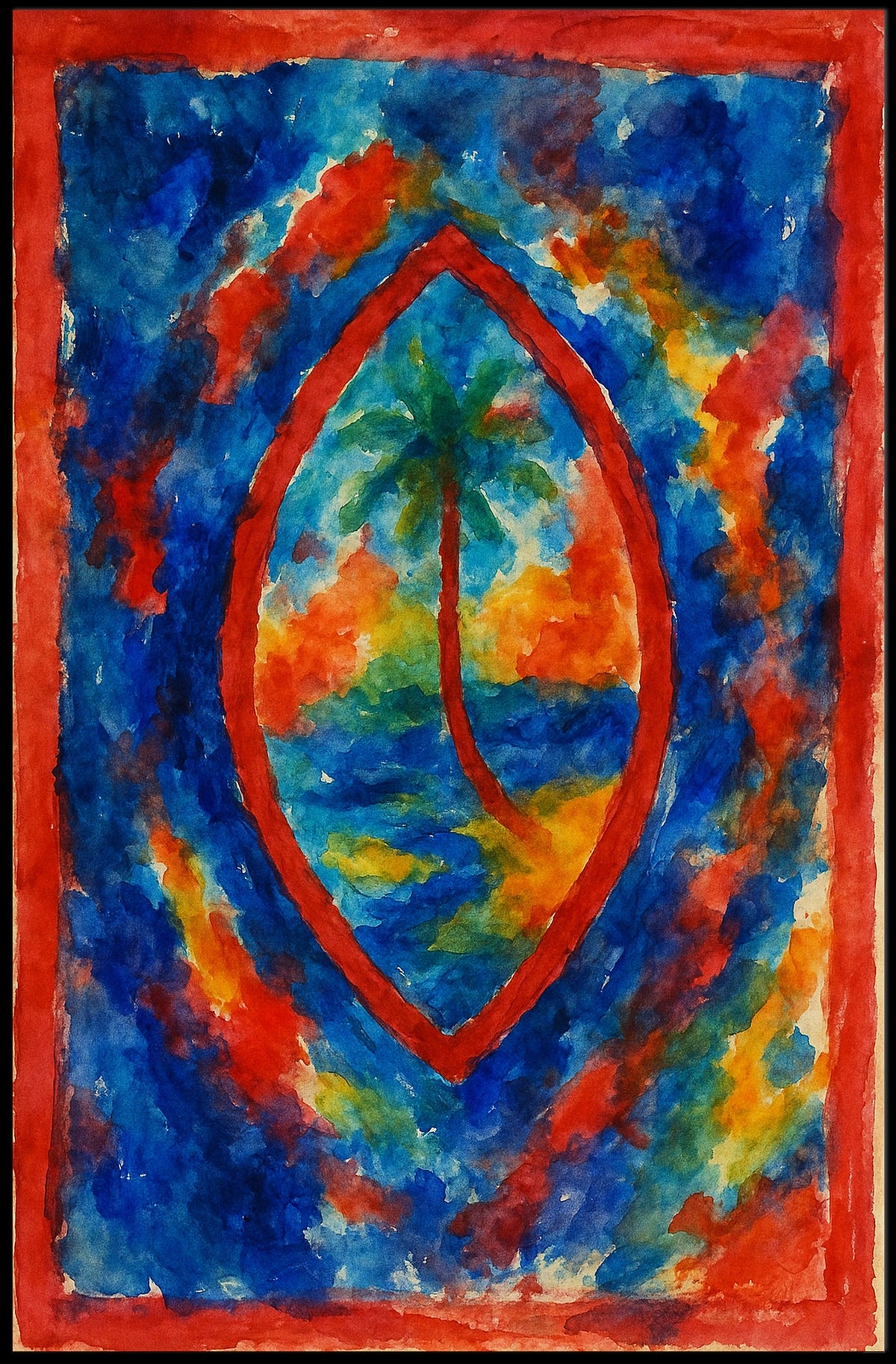 Vibrant Oasis Poster