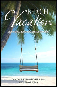 Beach Vacation Getaway Poster PosterGoat