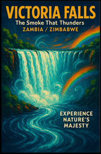 Victoria Falls The Smoke That Thunders Poster