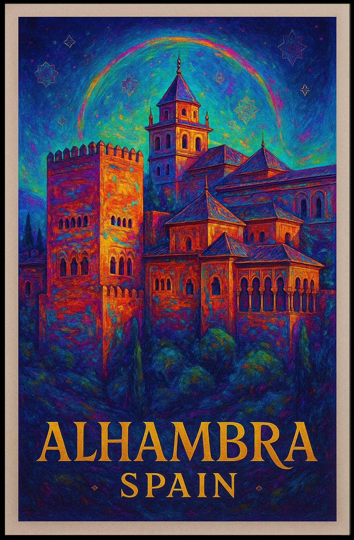Alhambra, Spain Poster