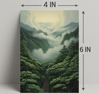 Journey Through The Misty Mountains Poster