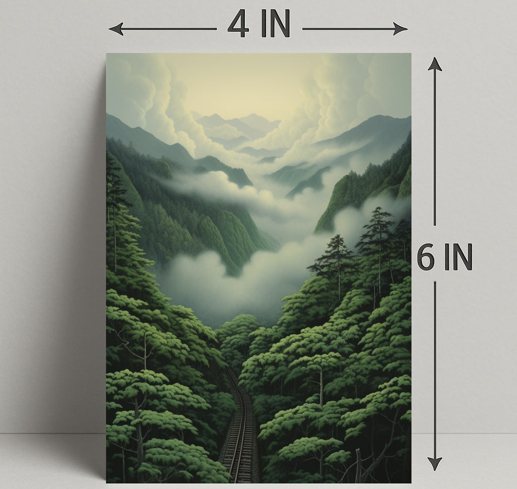 Journey Through The Misty Mountains Poster