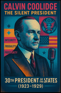 Calvin Coolidge 30th President Poster