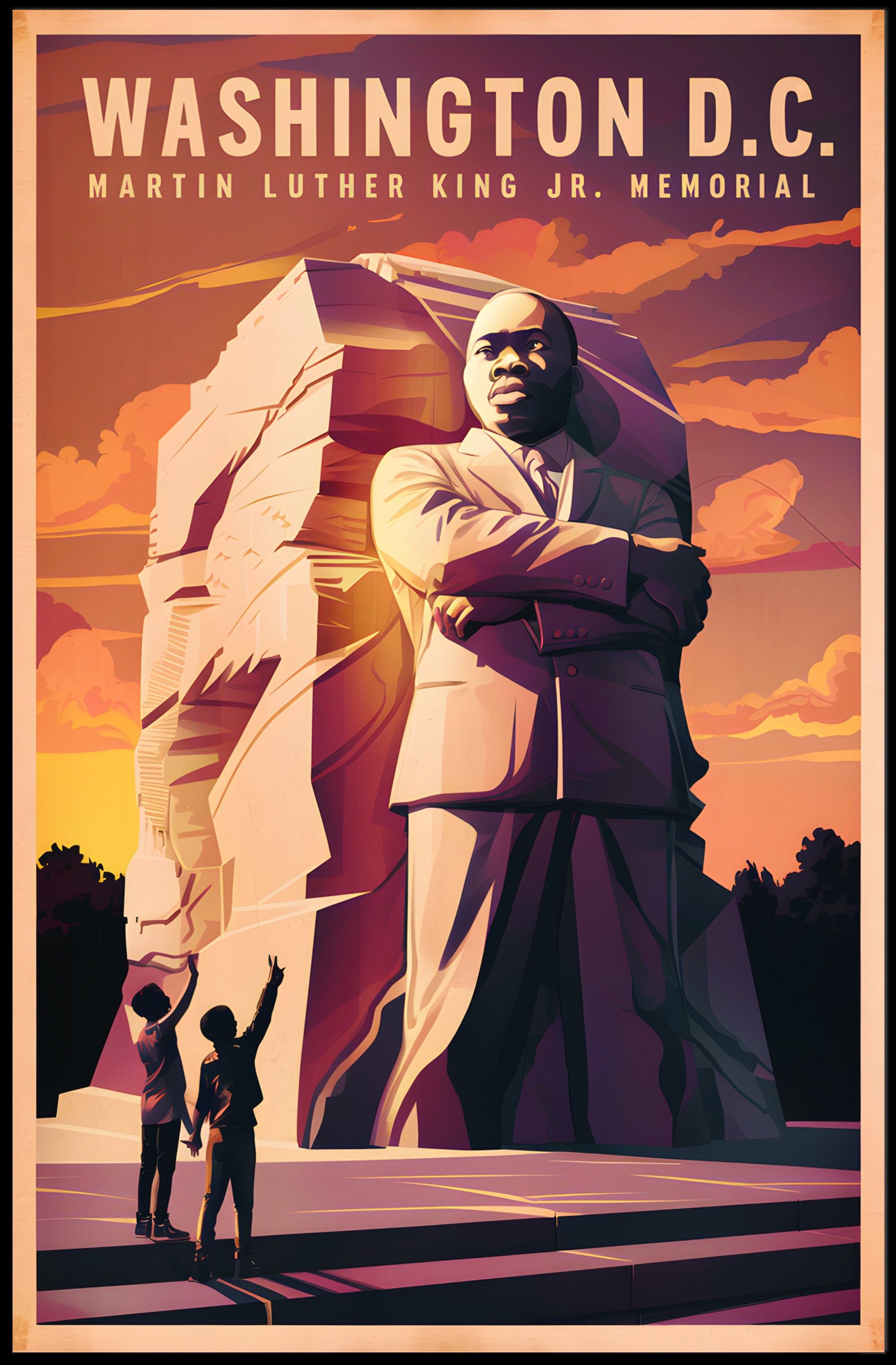 Tribute to a Leader Poster