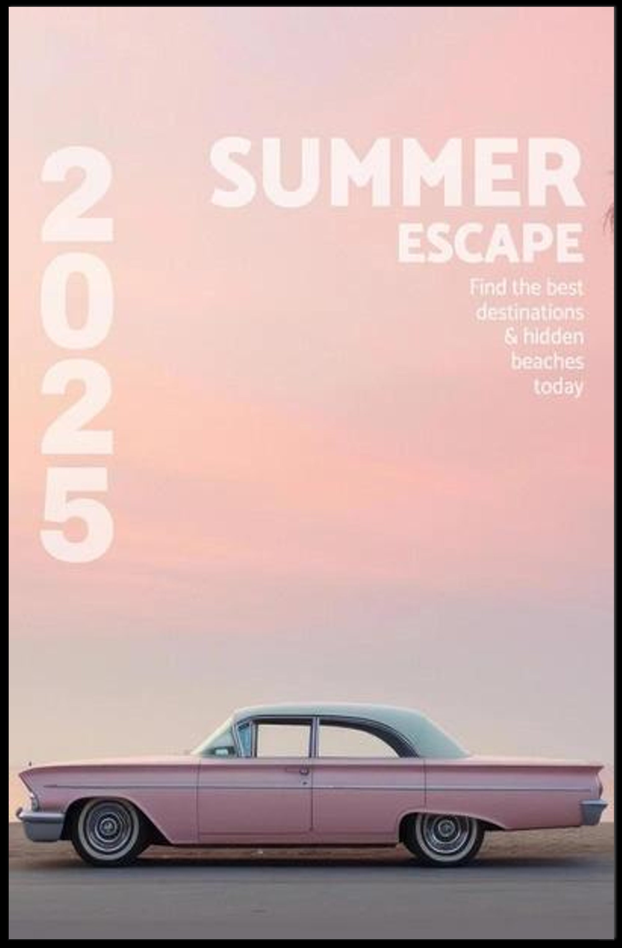 Summer Escape 2025 Poster PosterGoat