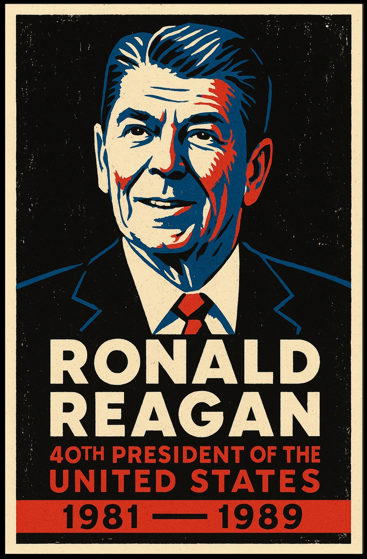 Ronald Reagan 40Th President Poster