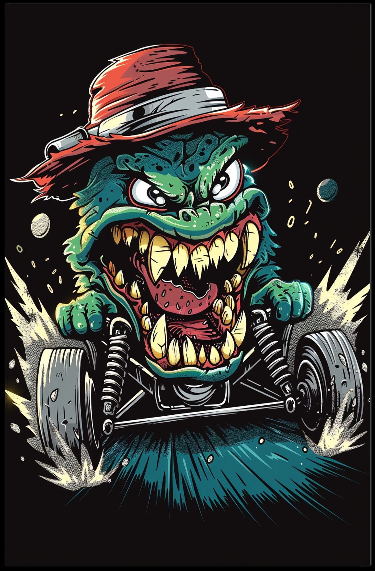 Monster Racer Poster