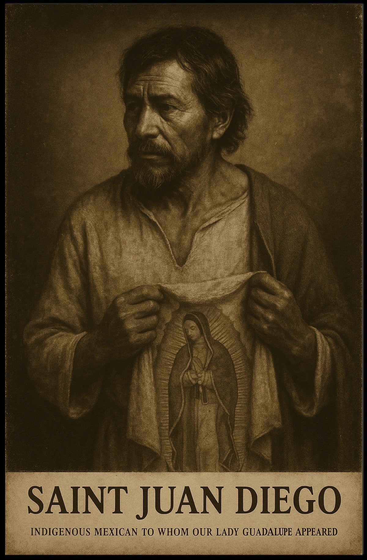 Saint Juan Diego Poster