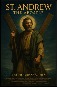 St. Andrew Religious Art Historical or Presidential Poster PosterGoat