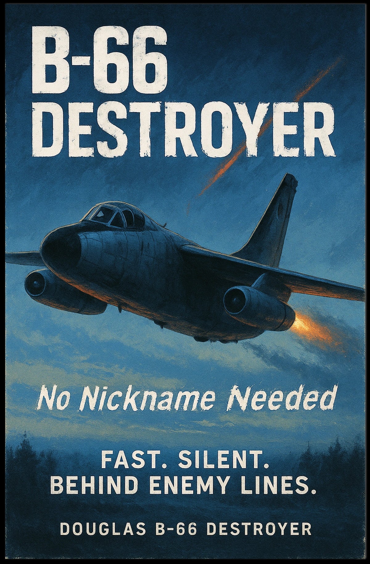 Douglas B-66 Destroyer Poster