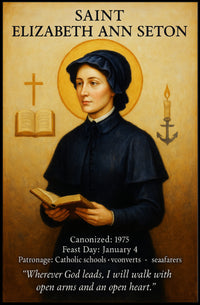 Saint Elizabeth Ann Seton Poster PosterGoat