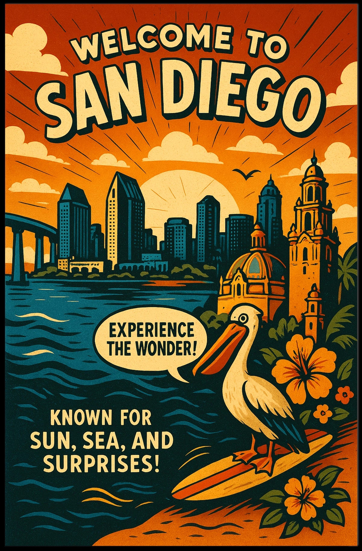 Welcome To San Diego Poster