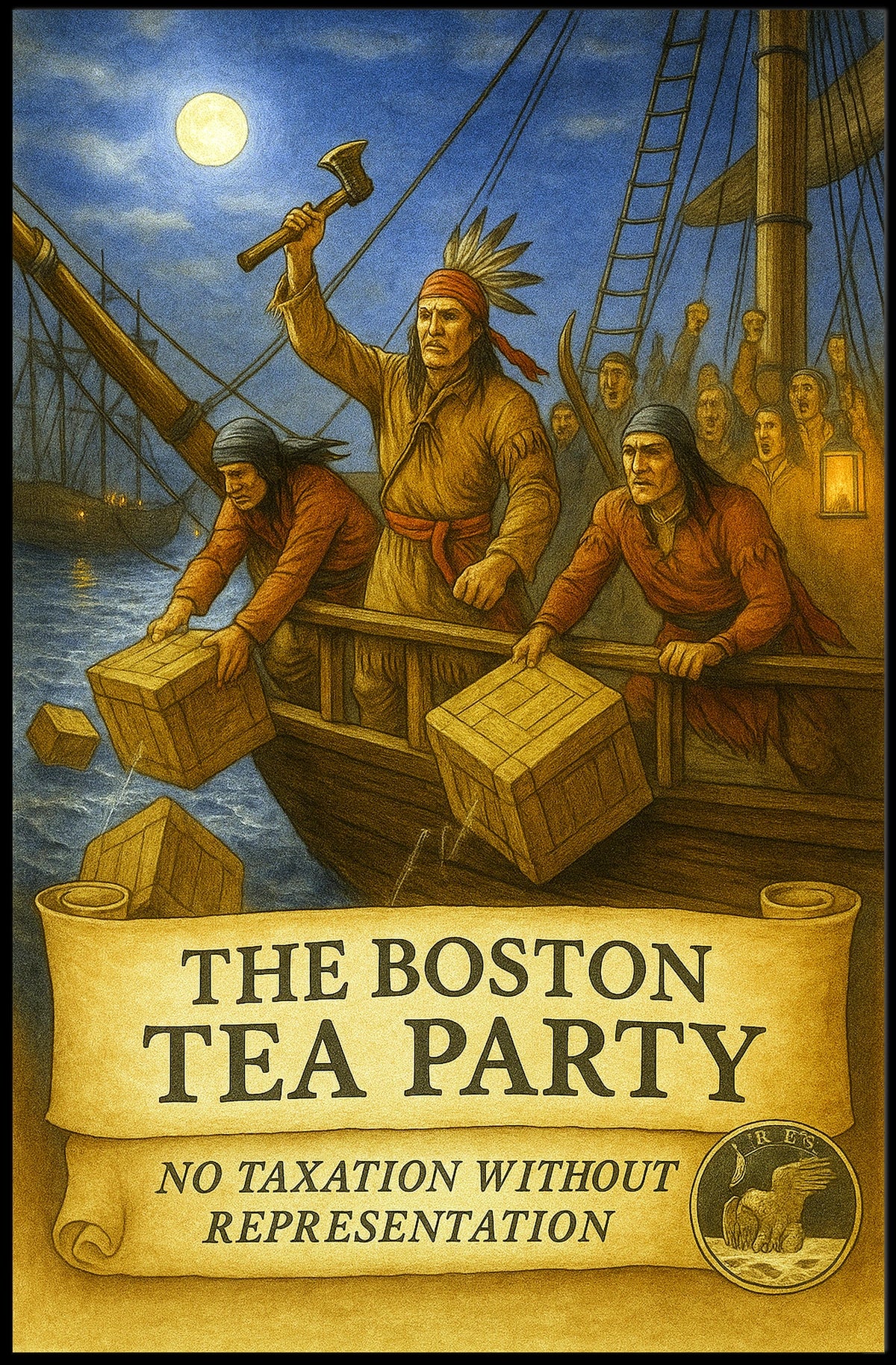 The Boston Tea Party Poster