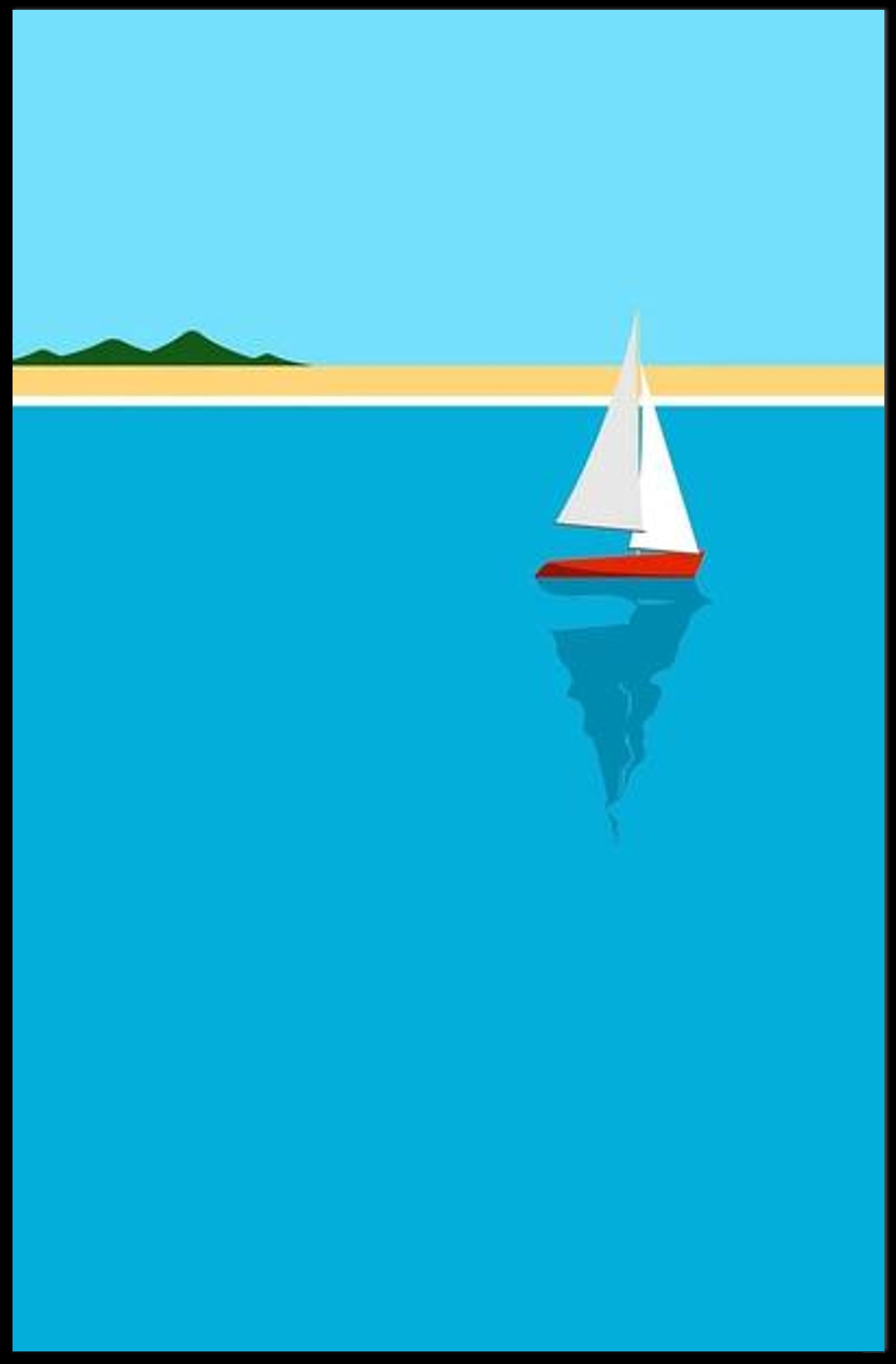 Tranquil Sail Poster PosterGoat